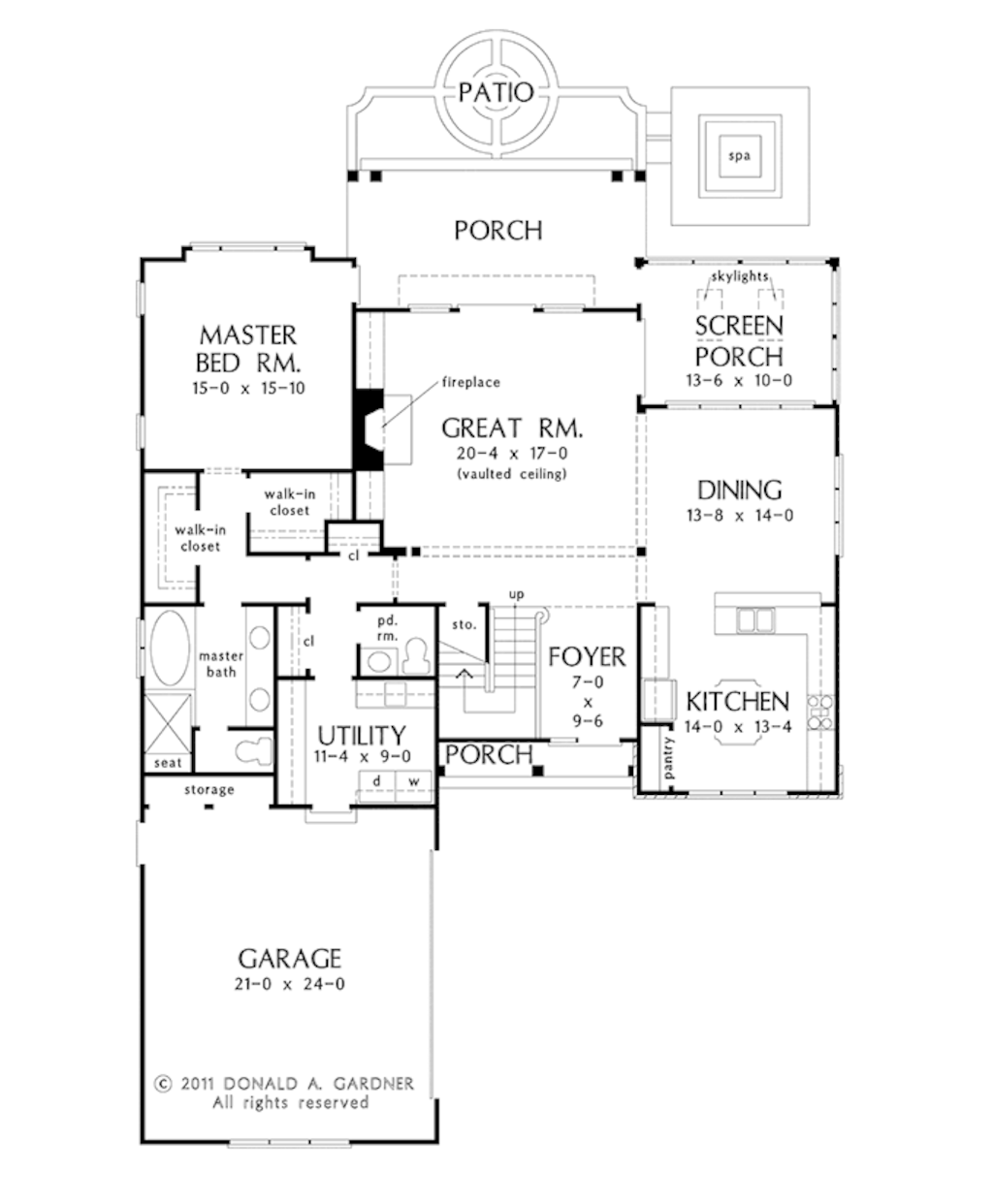 Plan Dg 2 3 3 Bed French House Plan With Large Screen Porch