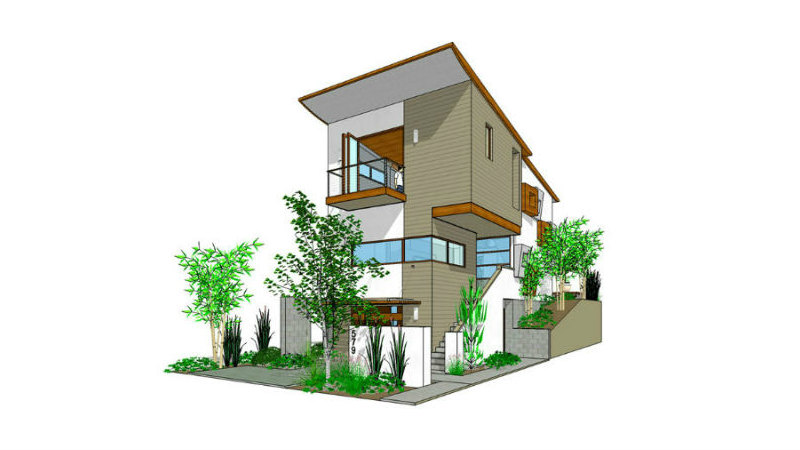3 Story House Plans For Narrow Lot 80