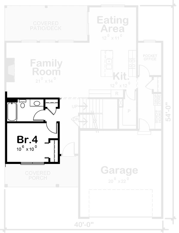 Interior 8. Plan DB-42601-2-3-4