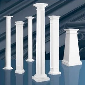 Различные типы колонн для веранд