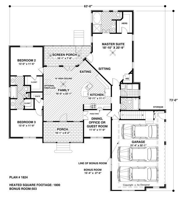 House Plan 82471