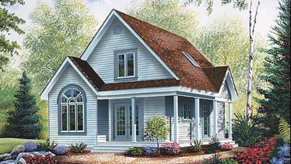 Plan DR-57502: 3 Bed House Plan For Narrow Lot