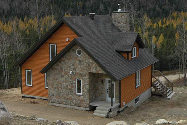 Построенный дом по проекту Зимняя Сказка