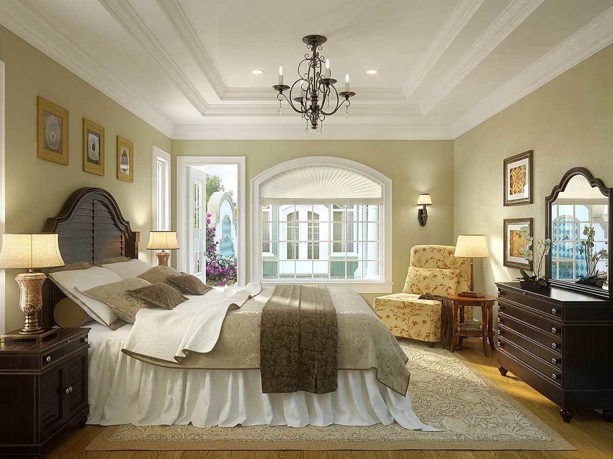 Хозяйская спальня в классическом стиле. Проект ZR-33031-1,5-4
