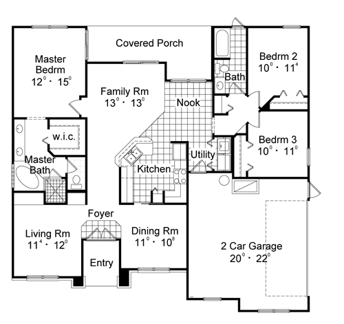 План 1 этажа