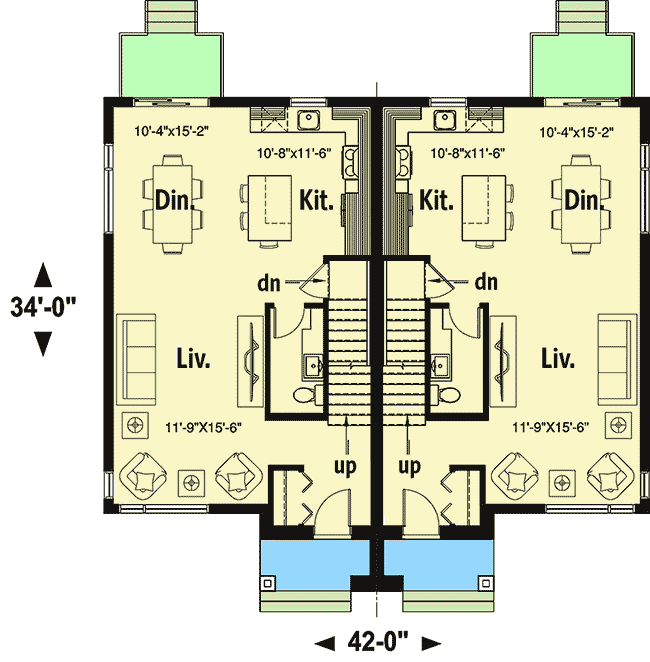 dual family house plans