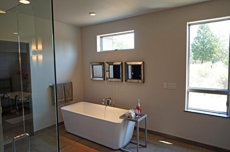 Ванная комната в стиле минимализм. Проект HU-54224