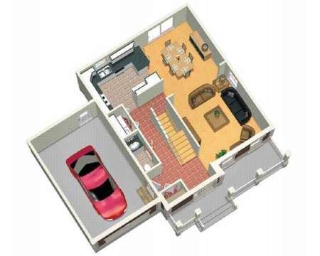3D План 1 этажа