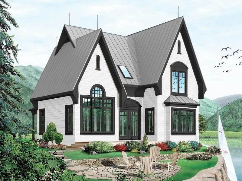 Проект дома в альпийском стиле