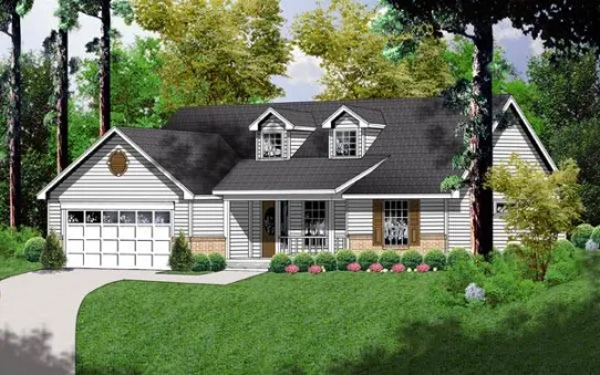 Plan KD-8173-1-3: One-story 3 Bed House Plan 