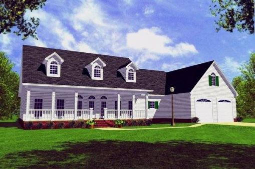 Plan MM-5758-2-3: Two-story 3 Bed Scandinavian House Plan With Home Office 
