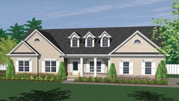 Plan MM-7734-2-3: One-story 3 Bed Scandinavian House Plan 