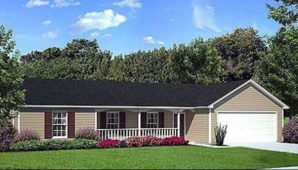 Plan G-11372-1-3: One-story 3 Bed Scandinavian House Plan 