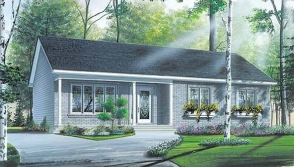 Plan DR-99191: One-story 3 Bed Scandinavian House Plan 