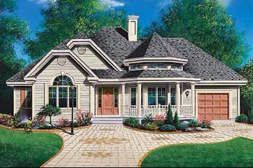 План 1-этажного дома 18x11 127 кв м