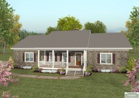  This house facade has clean lines, mixed materials, decorative trim, broad glass entrance, shuttered windows and faced with fiber cement siding, stone. A gable roof completes the look of this house.…