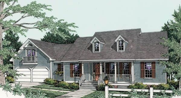 Plan V-3544-1-3: One-story 3 Bed Scandinavian House Plan With Home Office 