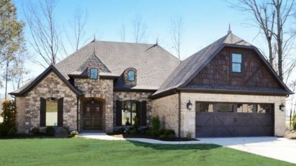 Plan ND-60589-1-3: 3 Bed French House Plan With Split Bedrooms