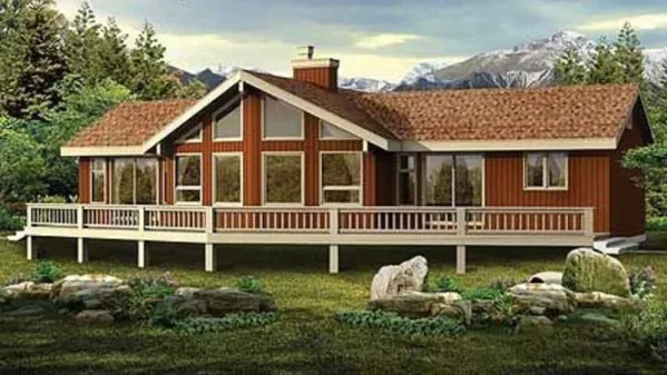 Plan SH-88119-1-3: One-story 3 Bed House Plan 