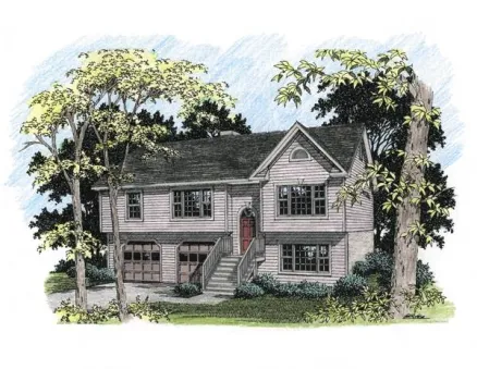 Plan KD-6286-2-3: Two-story 3 Bed House Plan 