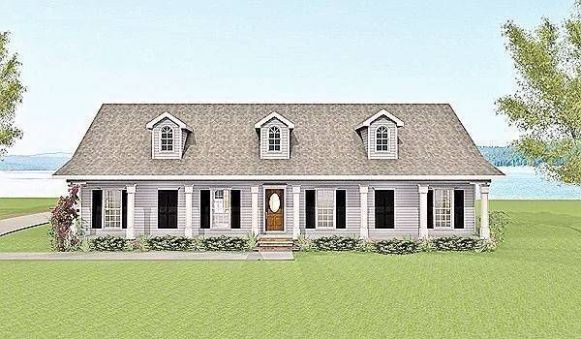 Plan DH-6432-1-3: One-story 3 Bed Scandinavian House Plan With Home Office 