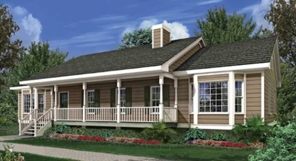 Plan VS-6351-1-3: One-story 3 Bed Scandinavian House Plan 