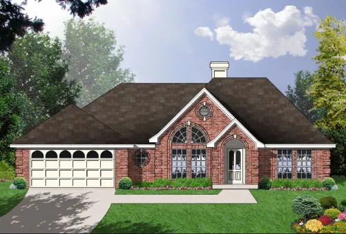 План 1-этажного дома 18x15 163 кв м