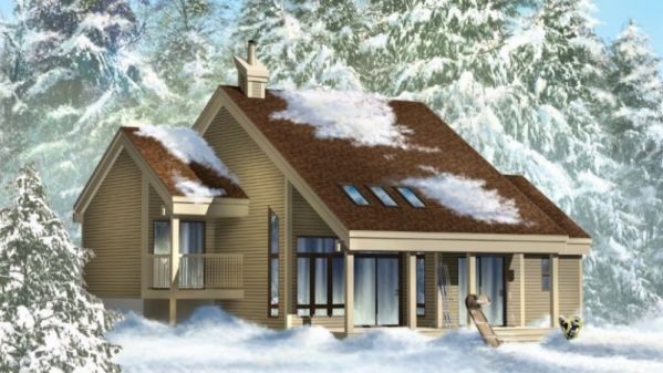 Plan PM-80554-1-4: 5 Bedroom Scandinavian House Plan For Narrow Lot 