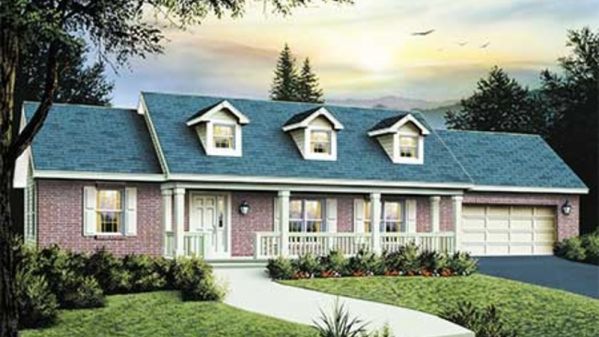 Plan HA-2866-1-3: One-story 3 Bed Scandinavian House Plan 