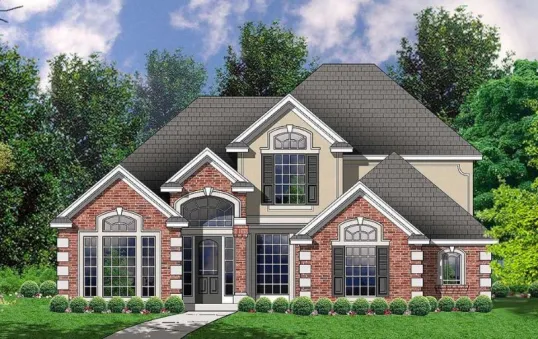 План  двухэтажного каркасного дома 15 на 21 227 кв м