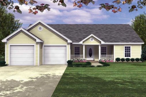 Plan MM-3309-1-3: One-story 3 Bed Scandinavian House Plan 