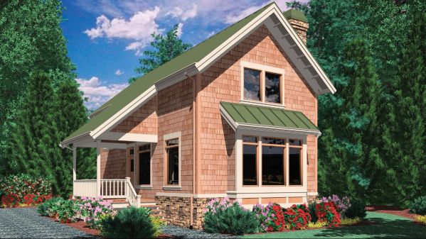 This home perfectly suited for a narrow lot. This vacation house facade has clean lines, an exterior clad in multiple, modern materials, tall windows, transom windows and faced with brick, stone. A…