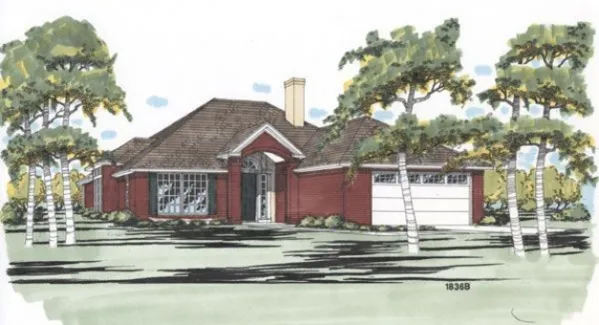 План 1-этажного дома 15x20 171 кв м