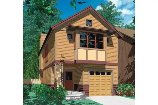 Популярный проект двухэтажного каркасного дома в европейском стиле 6 на…