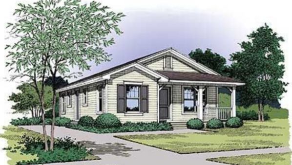 Plan HD-63001-0-3: One-story 3 Bed Scandinavian House Plan 