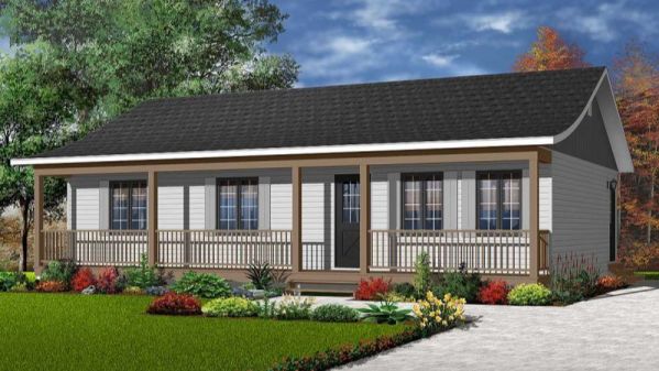 Plan DR-2146-1-3: One-story 3 Bed Scandinavian House Plan 