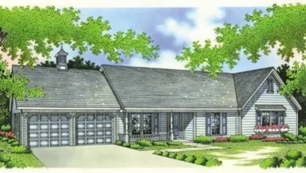   House facade has . 
          House plan is 71 feet wide by 41 feet deep and provides 1916 square feet of living space. The 0 square feet ground floor. . Space includes great room with a fireplace…