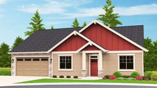 Plan MS-85119-1-3: One-story 3 Bed Scandinavian House Plan 