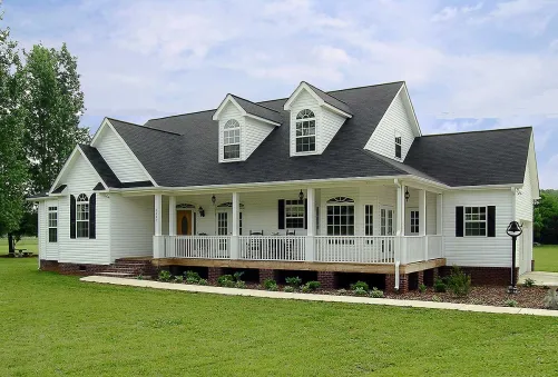 The one-story house plan that is designed for one family. The heated area of ​​the house is 166.6 m2. Dimensions - 21.3 by 15.7 m. The house has 3 bedrooms and 2 bathrooms. The height of the ceilings…