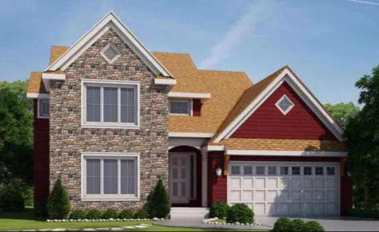 Эксклюзивный проект дома в канадском стиле DB-42374-2-3 